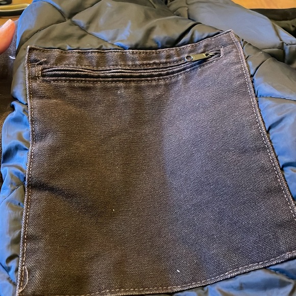 Carhartt Jacket Coat Brown Canvas Arctic with Corduroy Collar - Picture 9 of 12